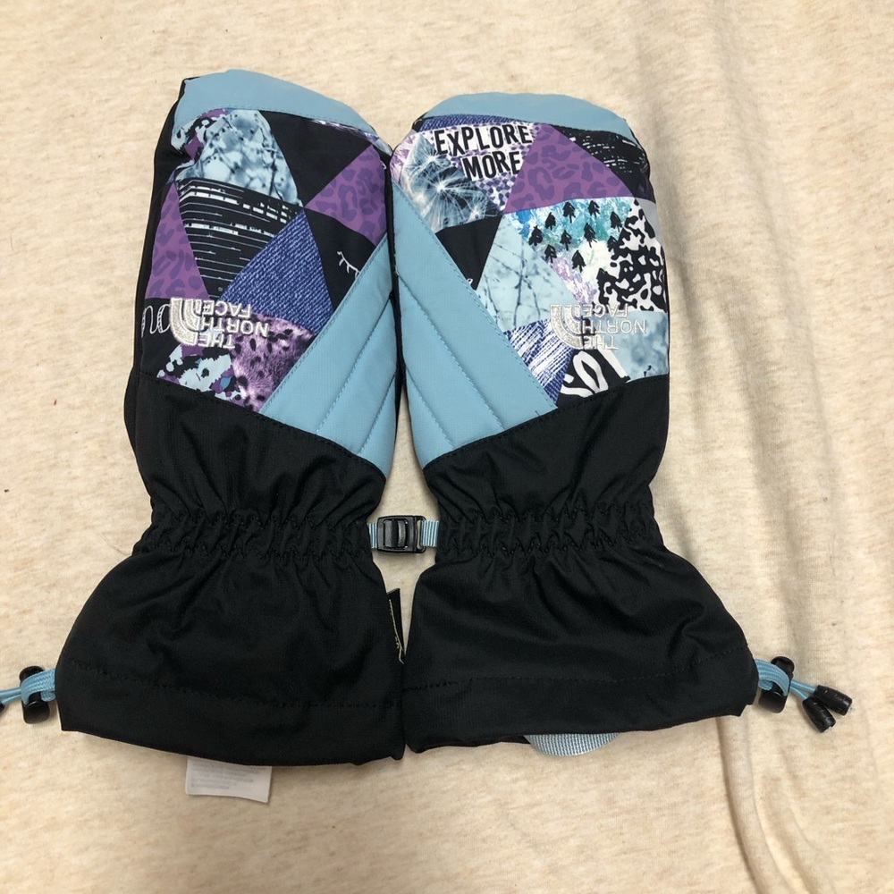 The North Face GOR-TEX Mittens Youth Large Unique Snow Ski Outdoor Winter
